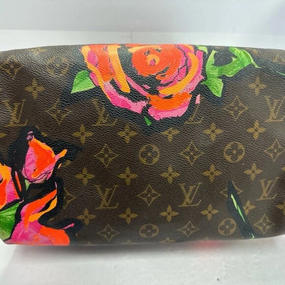 Louis Vuitton Stephen Sprouse Speedy 30 Graffiti Roses Monogram Pink - Picture 9 of 12